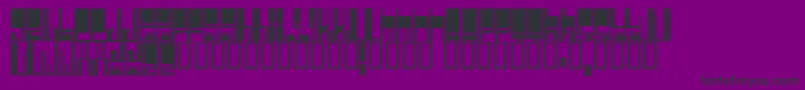 Cyberjim Font – Black Fonts on Purple Background