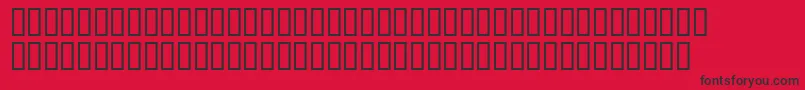 Tesshoustonsh Font – Black Fonts on Red Background