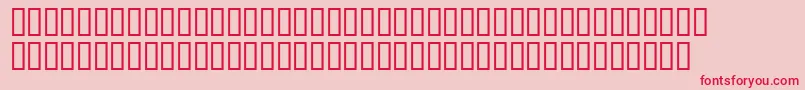 fuente Tesshoustonsh – Fuentes Rojas Sobre Fondo Rosa