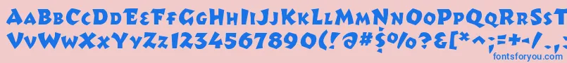 Подробнее о шрифте Romulus Шрифт Romulus – синие шрифты на розовом фоне