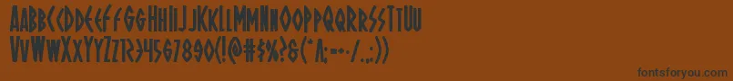 More about Ohmightyisisbold Font Ohmightyisisbold Font – Black Fonts on Brown Background