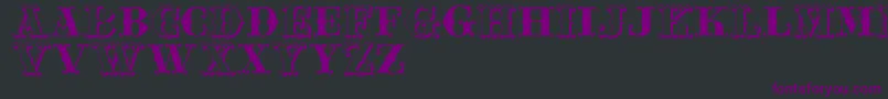 Jfferrul Font – Purple Fonts on Black Background