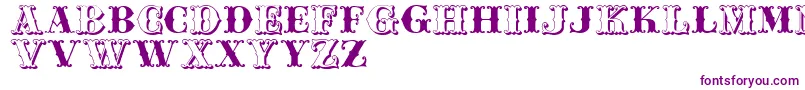 Jfferrul Font – Purple Fonts on White Background
