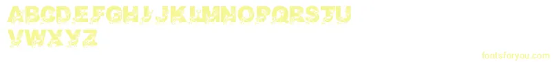 LmsDaddyDeer Font – Yellow Fonts on White Background