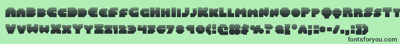 Balastaralhalf Font – Black Fonts on Green Background