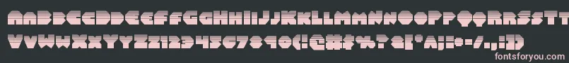 Balastaralhalf Font – Pink Fonts on Black Background