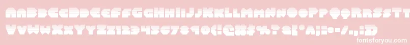 Balastaralhalf Font – White Fonts on Pink Background