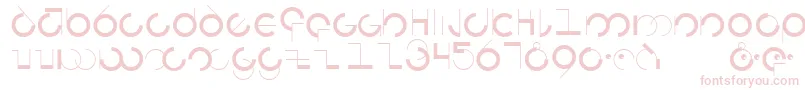 Circularia Font – Pink Fonts on White Background