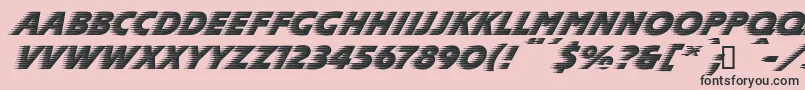 SlipperdbNormal Font – Black Fonts on Pink Background