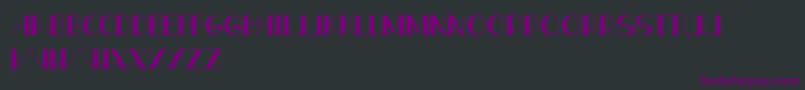 CfparisRegular Font – Purple Fonts on Black Background