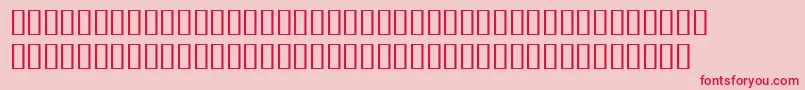 BulmerMtRegularExpert-Schriftart – Rote Schriften auf rosa Hintergrund