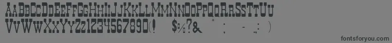 Murdano Font – Black Fonts on Gray Background