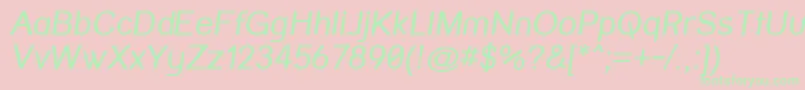 Strvari Font – Green Fonts on Pink Background