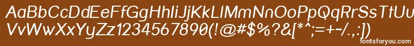 More about Strvari Font Strvari Font – White Fonts on Brown Background