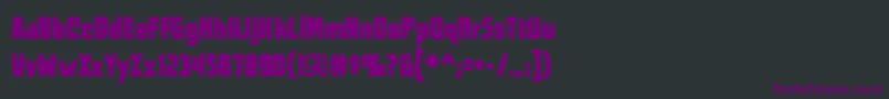 Worldsatwarbb Font – Purple Fonts on Black Background