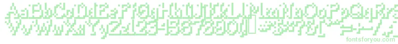 Thissmackyshadow-Schriftart – Grüne Schriften