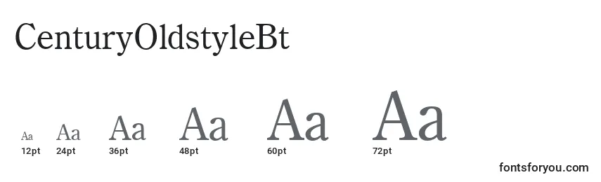 CenturyOldstyleBt Font Sizes