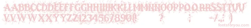 Victorious Font – Pink Fonts on White Background