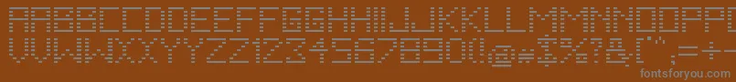 Шрифт FallingRegular – серые шрифты на коричневом фоне
