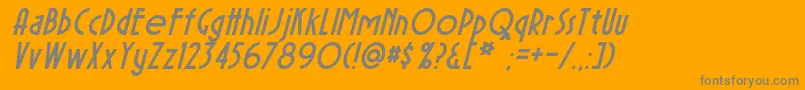 Más sobre la fuente SierraMadreItalic fuente SierraMadreItalic – Fuentes Grises Sobre Fondo Naranja