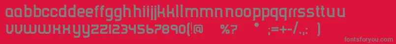 TripserifceBold Font – Gray Fonts on Red Background