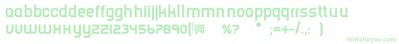 TripserifceBold-Schriftart – Grüne Schriften