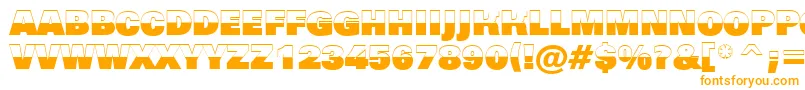 AGrotictitulbwhv Font – Orange Fonts on White Background