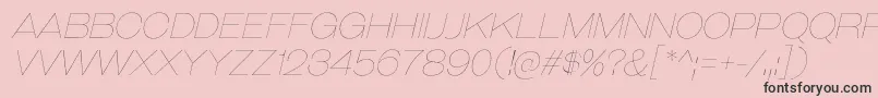 GalderglynnTitlingUlIt Font – Black Fonts on Pink Background