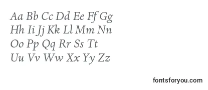 Review of the DantemtstdItalic Font
