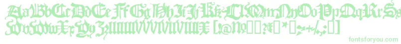 fuente BlackletterHplhs – Fuentes Verdes