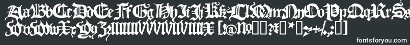 Fonte BlackletterHplhs – fontes brancas