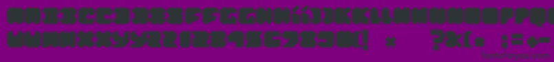 Шрифт ThinkPink – чёрные шрифты на фиолетовом фоне