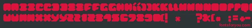 ThinkPink Font – Red Fonts on Black Background