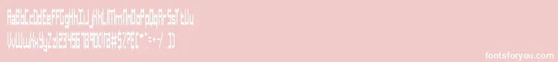 Dastardly Font – White Fonts on Pink Background