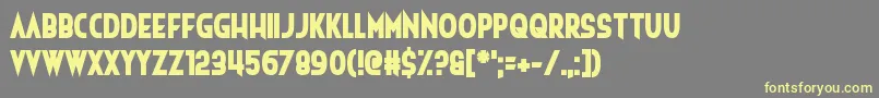 More about Ineptic Font Ineptic Font – Yellow Fonts on Gray Background