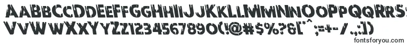 Redundeadleft-fontti – teollisuusfontit