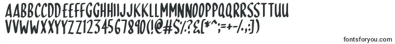 Шрифт SkinnyDipping – графические шрифты