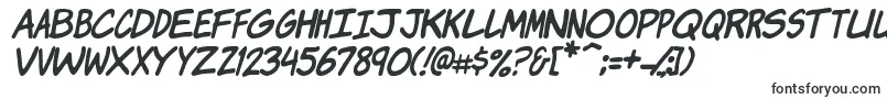 KomikaJamItalic-Schriftart – Schriften für Linux