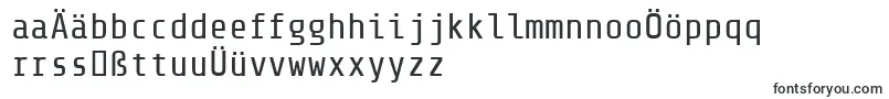 Шрифт ShareTechmono – немецкие шрифты