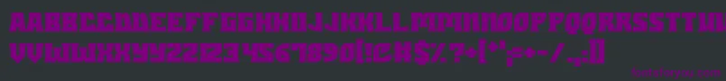 Dungeons Font – Purple Fonts on Black Background