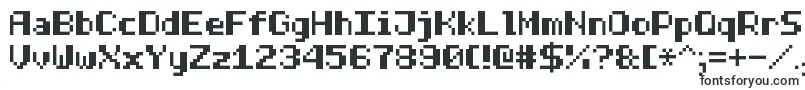 HalfBoldPixel7-fontti – Alkavat H:lla olevat fontit
