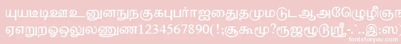 Lisätietoja TharminiPlain-fontista TharminiPlain-fontti – valkoiset fontit vaaleanpunaisella taustalla