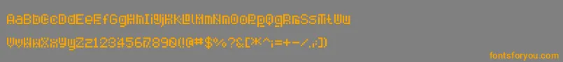 More about Savior3 Font Savior3 Font – Orange Fonts on Gray Background