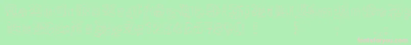 More about GrobehandFo Font GrobehandFo Font – Pink Fonts on Green Background