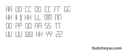 Review of the Temanotica Font