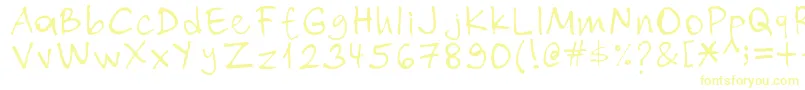Шрифт Nihat – жёлтые шрифты