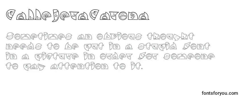 Review of the CallejeraCarona Font