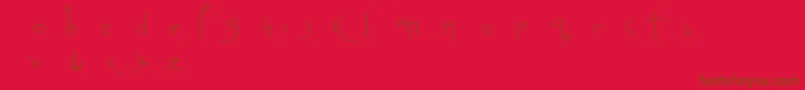 Шрифт Abh1 – коричневые шрифты на красном фоне