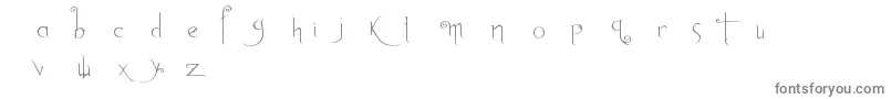 Abh1 Font – Gray Fonts on White Background