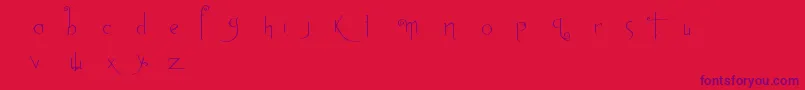 fuente Abh1 – Fuentes Moradas Sobre Fondo Rojo